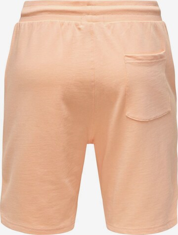 Only & Sons Regular Pants in Pink