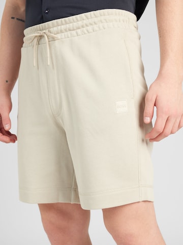 BOSS Orange Regular Shorts 'Sewalk' in Beige