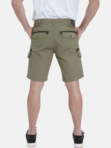 Jan Vanderstorm Loose fit Pants ' Teutori ' in Green: front