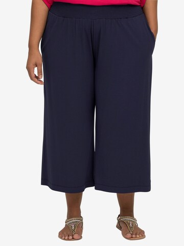 SHEEGO Wide leg Pants in Blue: front