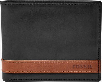 FOSSIL Wallet 'Quinn' in Black: front