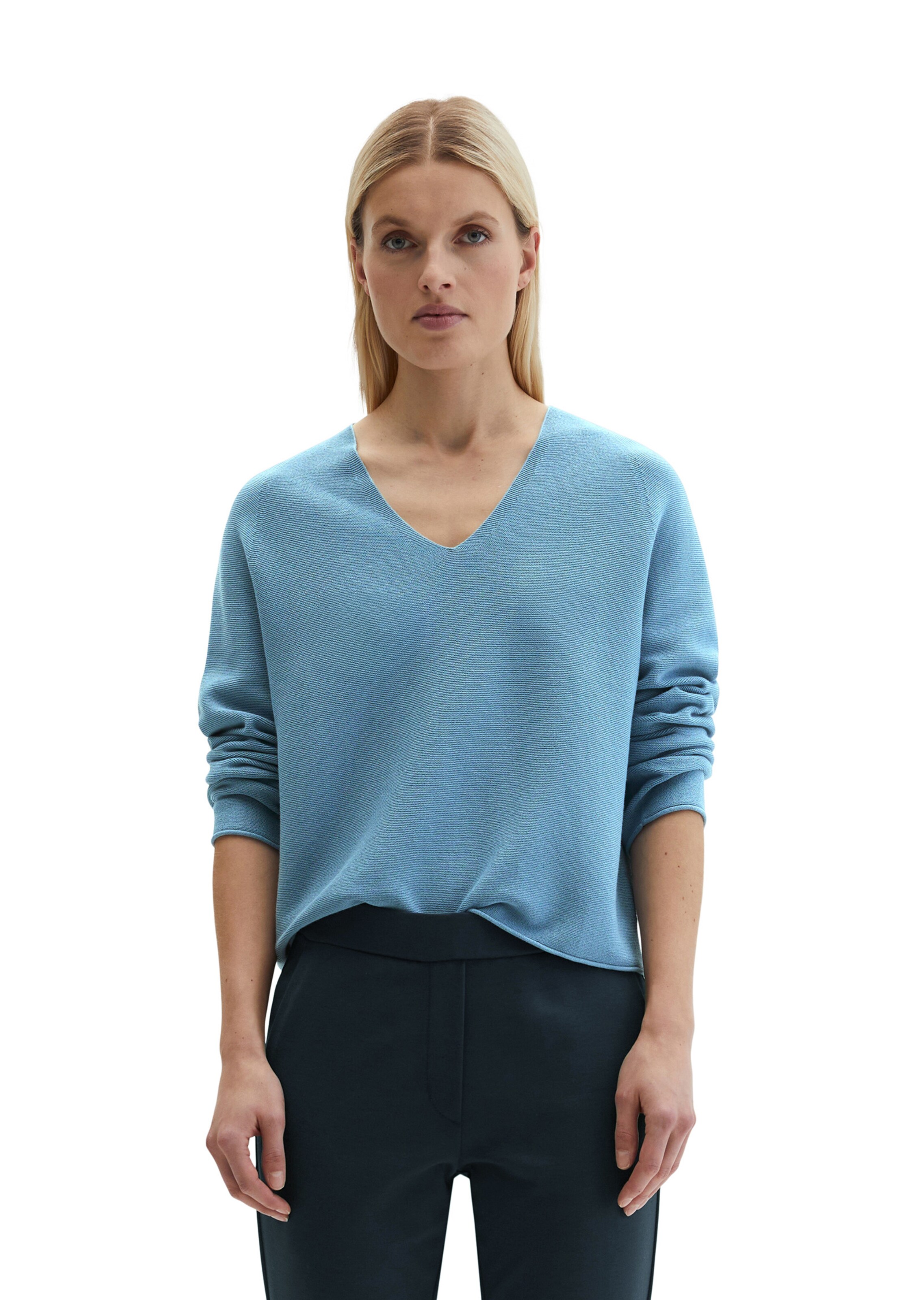 Marc O'Polo Trui in Blauw: voorkant