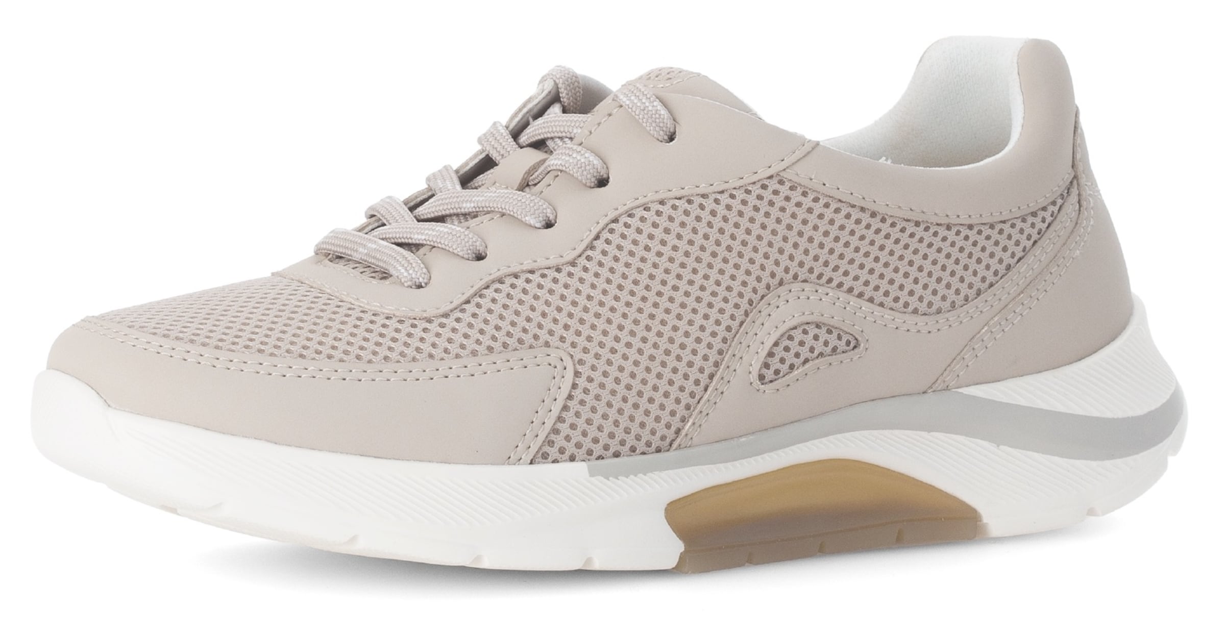Gabor Rollingsoft Sneaker in Beige: Vorderseite