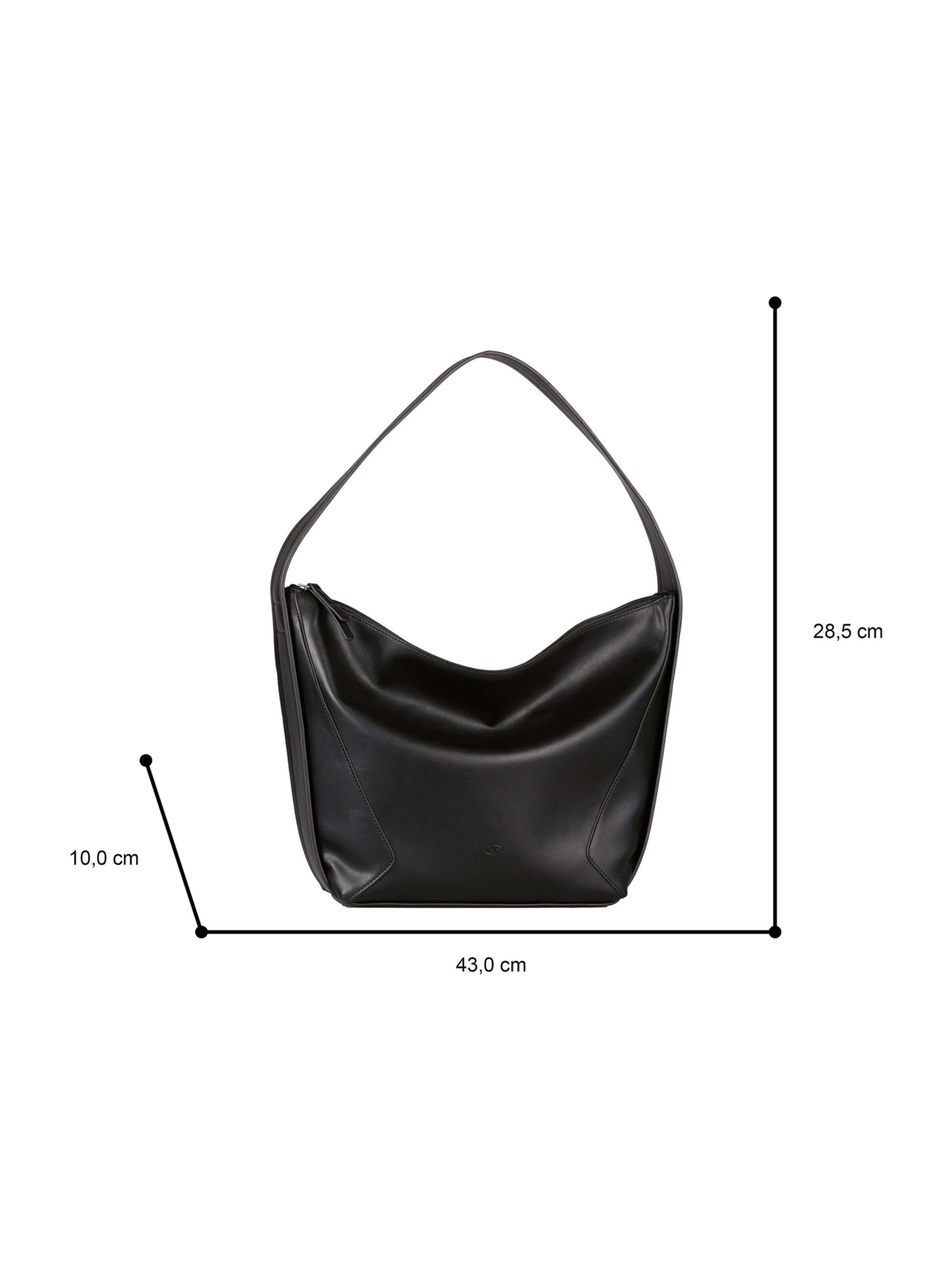 TOM TAILOR Tasche 'Manola' in Schwarz
