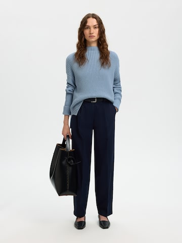 SELECTED Pulóver 'SLFSELMA SUS' - kék