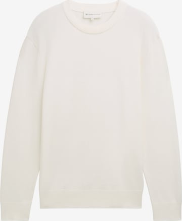 balta TOM TAILOR DENIM Megztinis: priekis