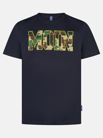salzhaut T-Shirt 'Diek - Moin' in Blau: Vorderseite