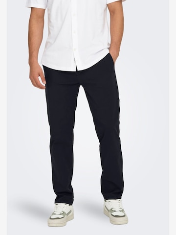 Only & Sons Regular Broek in Blauw