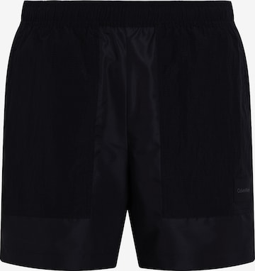 Calvin Klein Swimwear Board Shorts in Black: front