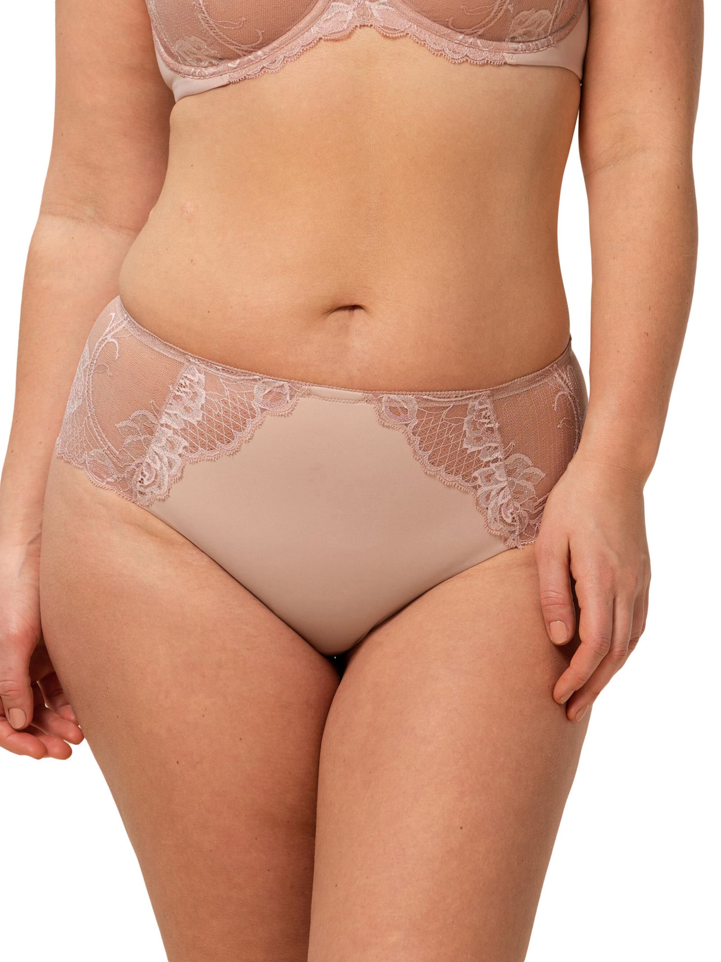 Slip ' Wild Peony Florale ' TRIUMPH en rose : devant