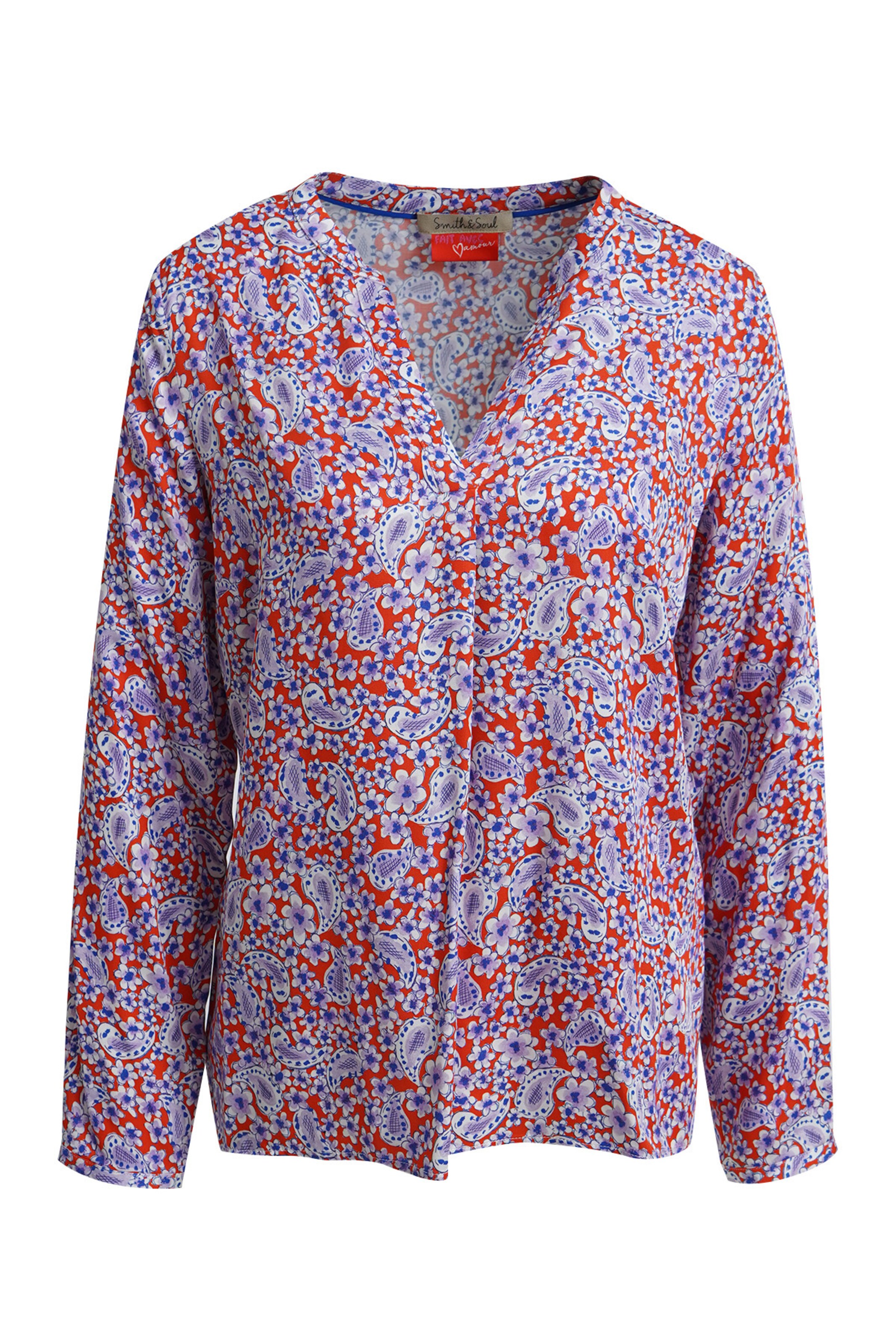 Smith&Soul Blouse in Orange: front