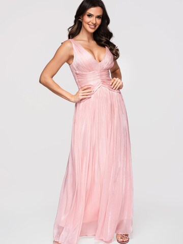 Ombre Abendkleid‌‌‌ in Pink: Vorderseite