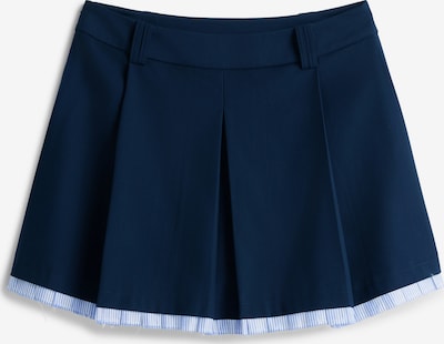 Sijonas iš Tommy Jeans, spalva – šviesiai mėlyna / tamsiai mėlyna / balta, Prekių apžvalga