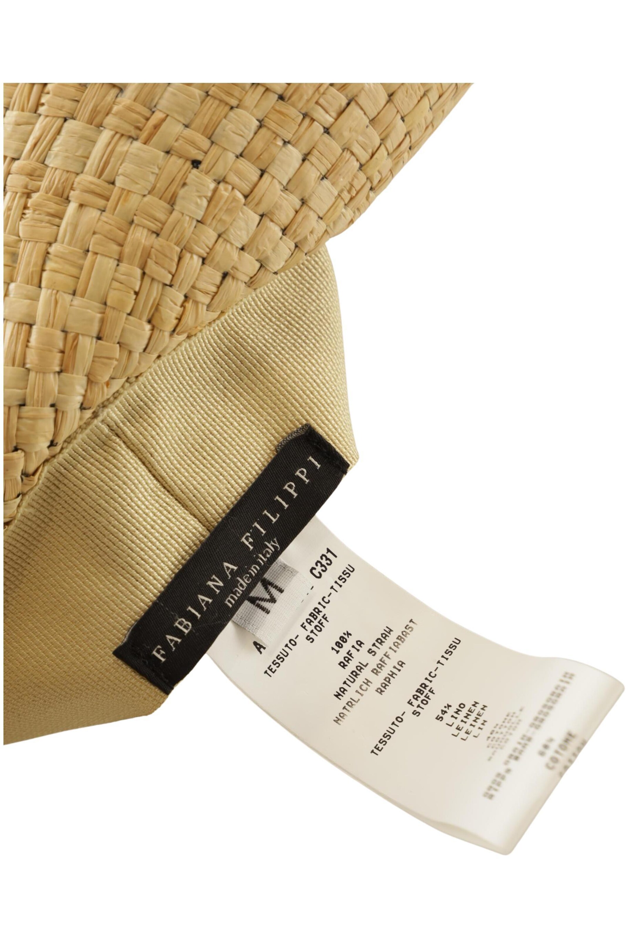 Fabiana Filippi Hut oder Mütze M in Beige