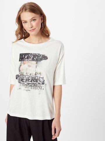 Cartoon T-Shirt in Beige