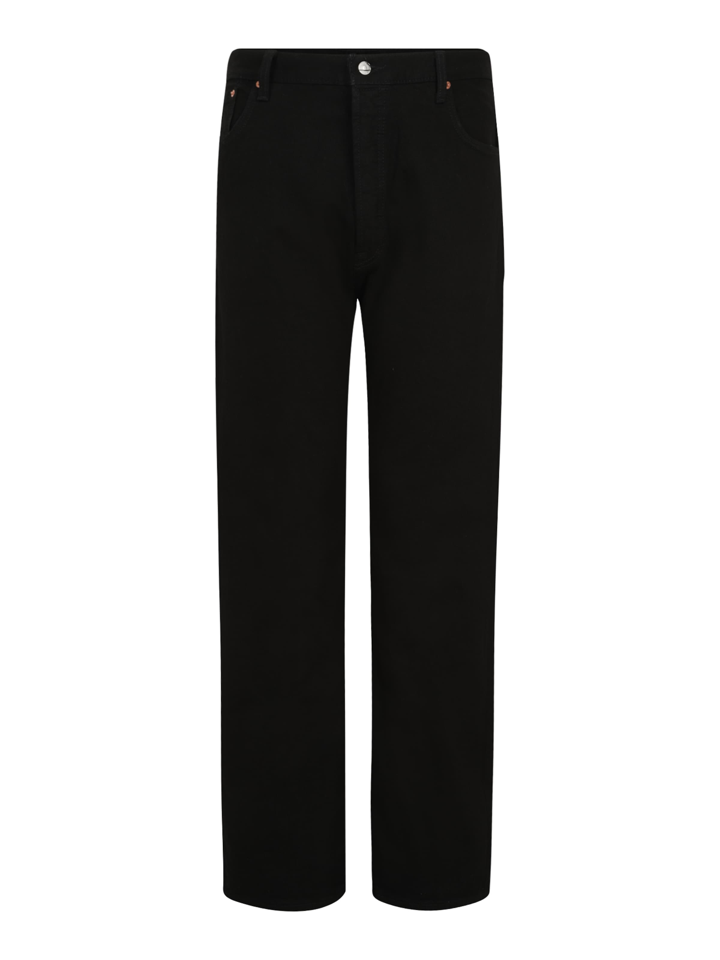 Levi's® Big & Tall - Regular Calças de ganga '501' em preto: frente