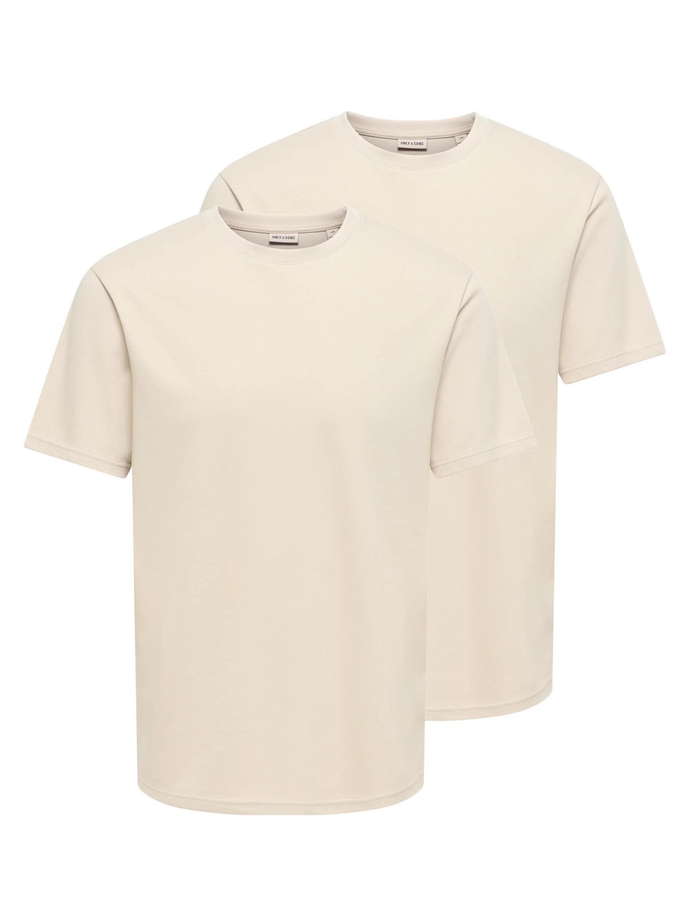 Only & Sons Shirt 'Caspian'‌‌‌‌‌‌‌‌‌ in Beige: Vorderseite