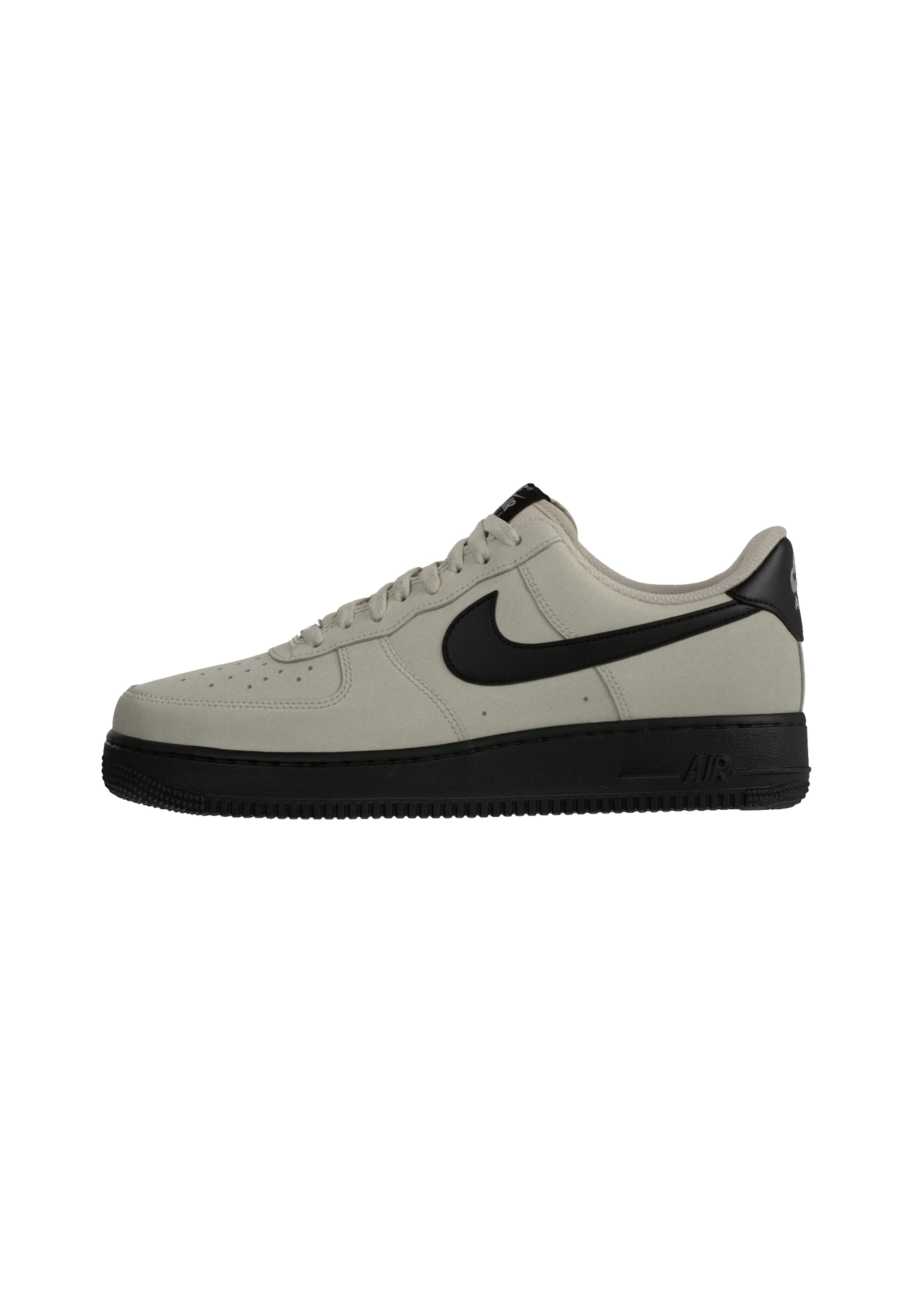 pelēks Nike Sportswear Zemie brīvā laika apavi 'Air Force 1 '07': no priekšpuses