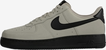 pelēks Nike Sportswear Zemie brīvā laika apavi 'Air Force 1 '07': no priekšpuses