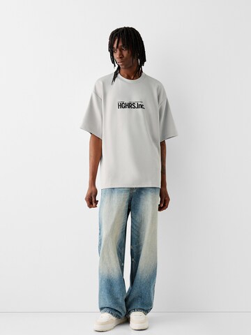 T-Shirt Bershka en gris