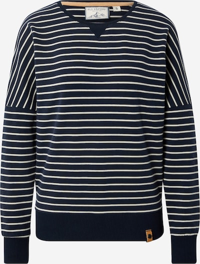 Fli Papigu Sweater majica 'Der 36' u tamno plava / bijela, Pregled proizvoda