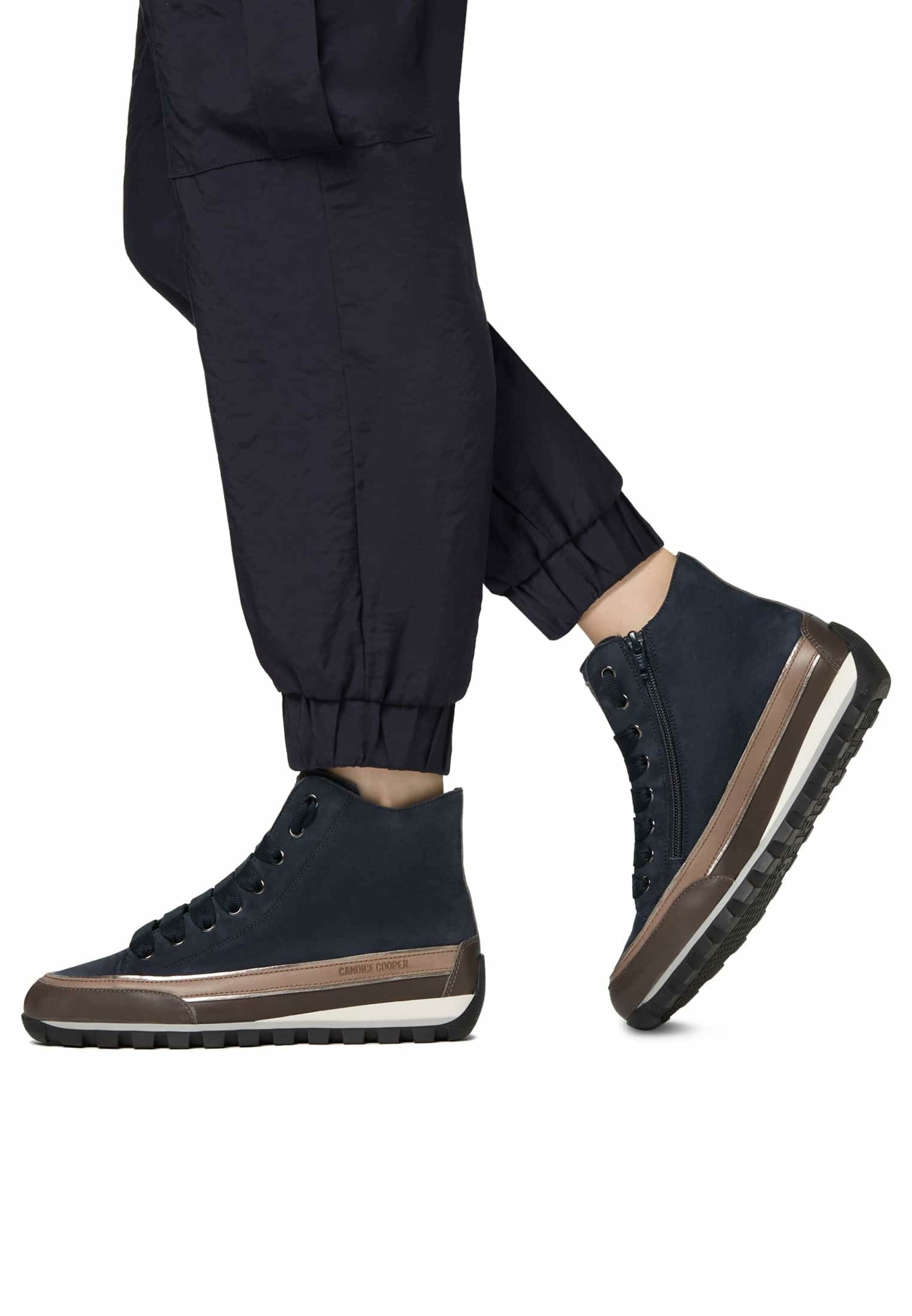 NATURINO Sneakers hoog in Blauw: voorkant