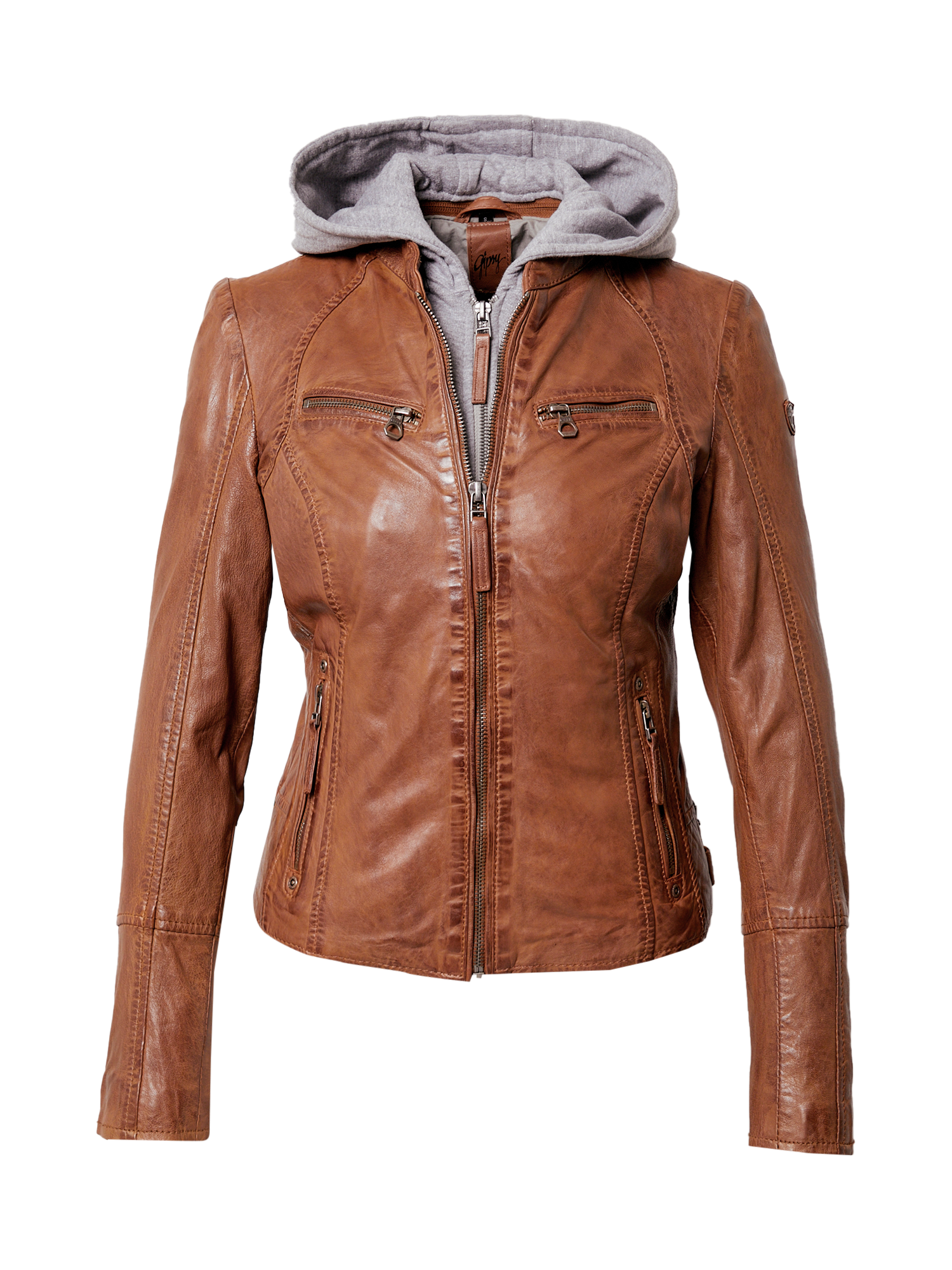 Donna Abbigliamento Gipsy Giacca di mezza stagione Nola in Cognac Donna Abbigliamento Gipsy Giacca di mezza stagione Nola in Cognac