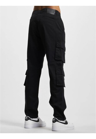 Regular Pantalon cargo DEF en noir