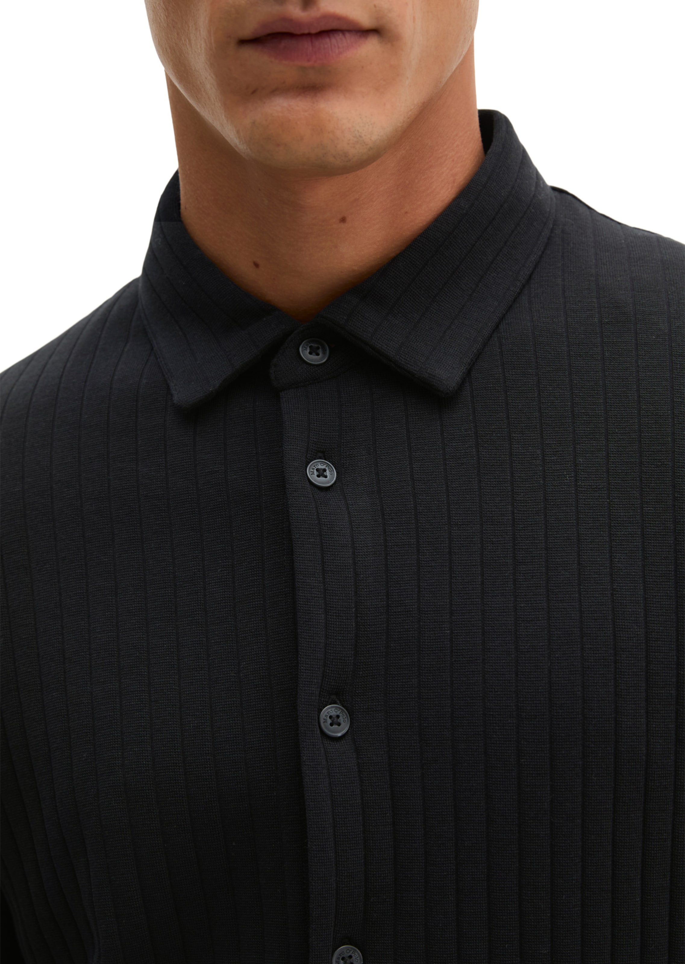 Marc O'Polo Shirt in Black: front