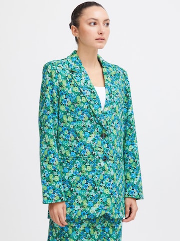 ICHI - Blazer 'Kate' en azul: frente