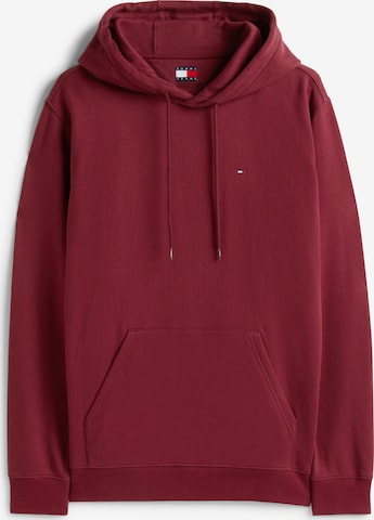 Sweat-shirt Tommy Jeans en rouge : devant