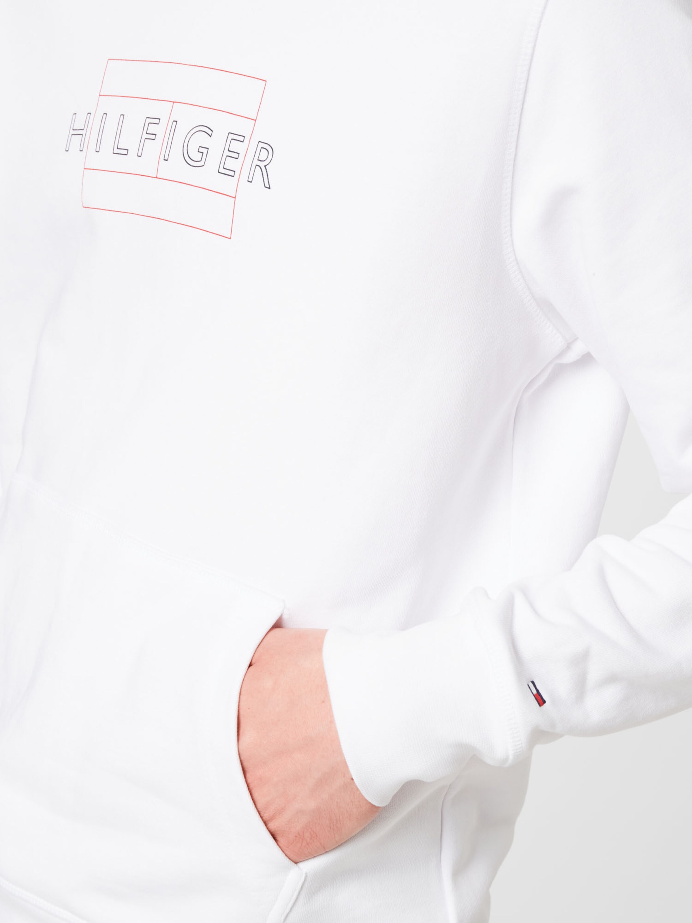 Männer Sweat TOMMY HILFIGER Sweatshirt in Weiß - PS04434 Männer Sweat TOMMY HILFIGER Sweatshirt in Weiß - PS04434