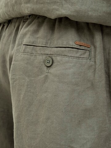 JACK & JONES Wide Leg Shorts 'JPSTBill JJLawrence' in Grün