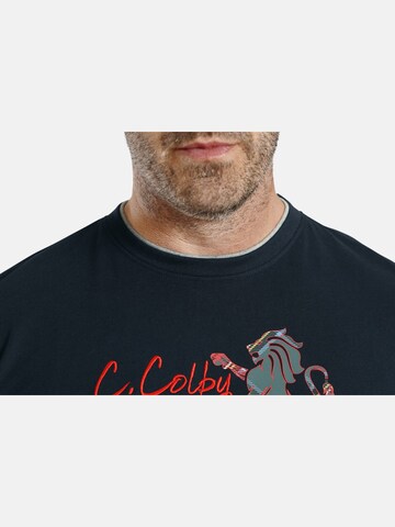 T-Shirt ' Earl Cian ' Charles Colby en bleu