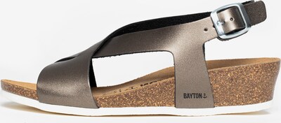 Bayton Sandal 'Salamanque' in Grey / Black, Item view