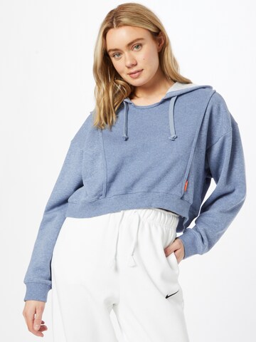 NIKE Athletic Sweatshirt in Blue: front