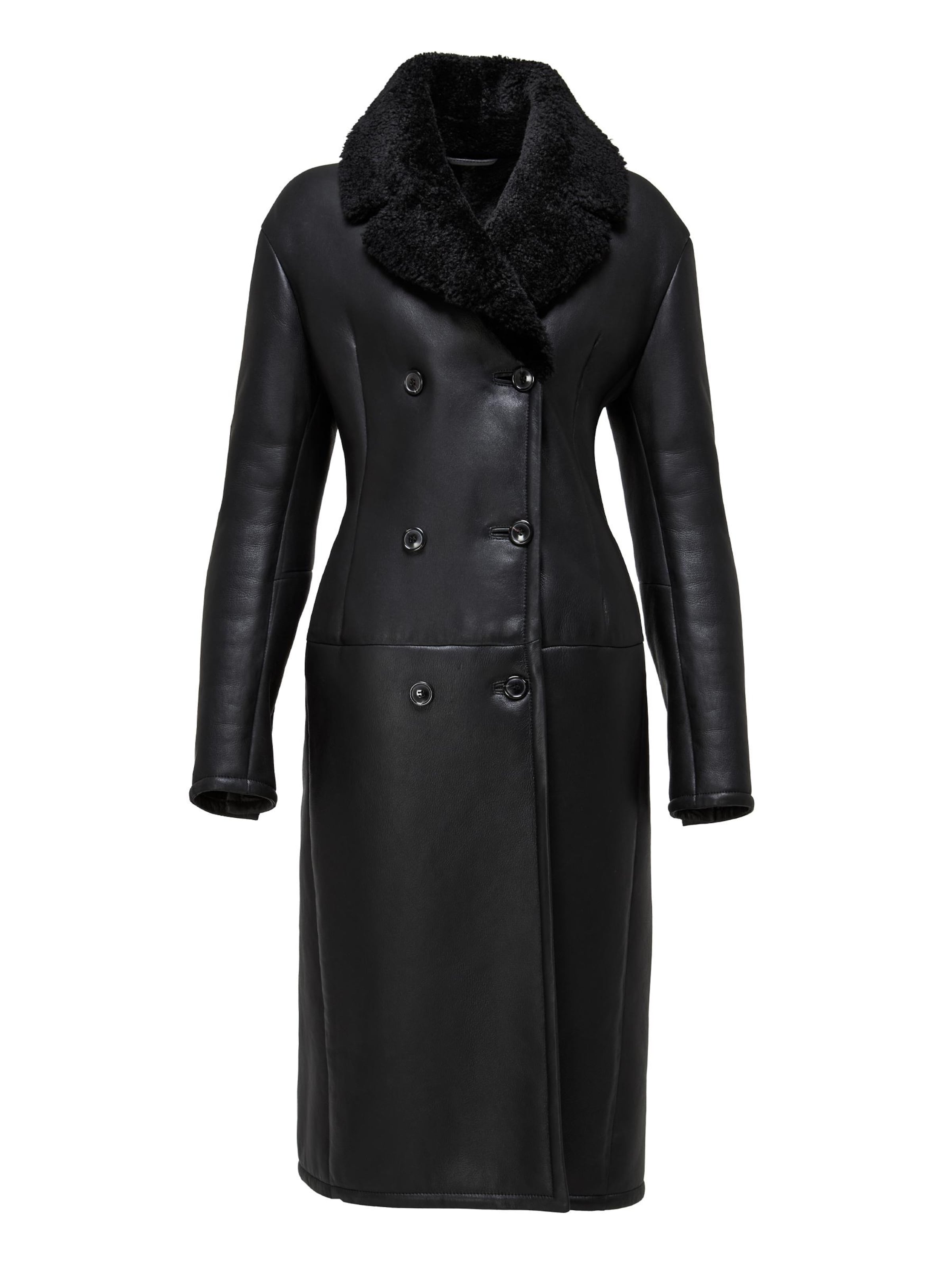 V S P - Abrigo de invierno 'Celina' en negro: frente