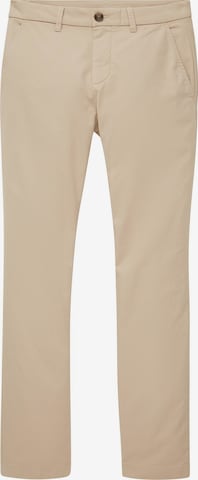 TOM TAILOR Regular Chino Pants in Beige: front