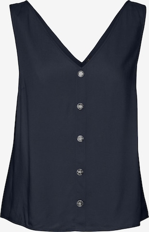 VERO MODA - Top 'Bumpy' en azul: frente