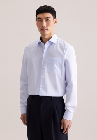 SEIDENSTICKER Regular fit Business Shirt in Blue
