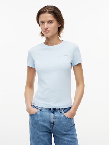 Tommy Jeans Shirts 'ESS' i blå: forside