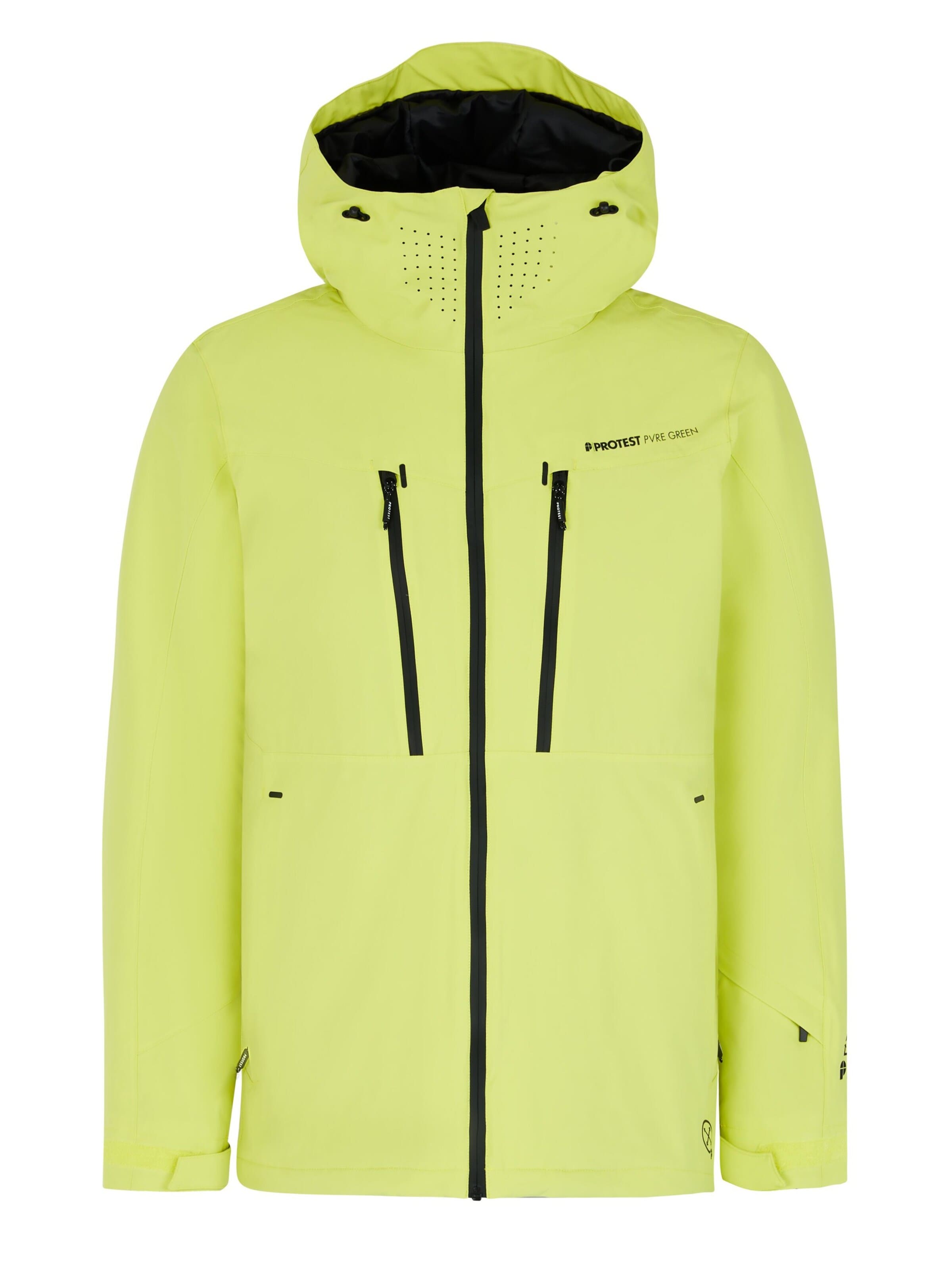 PROTEST Sportjacke 'PRTTIMOTHY'‌‌‌‌‌‌‌‌ in Grün: Vorderseite