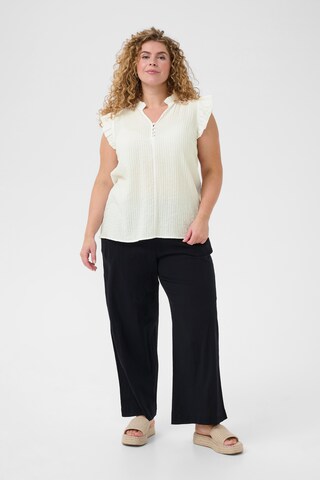 KAFFE CURVE Blouse 'Lyana' in White