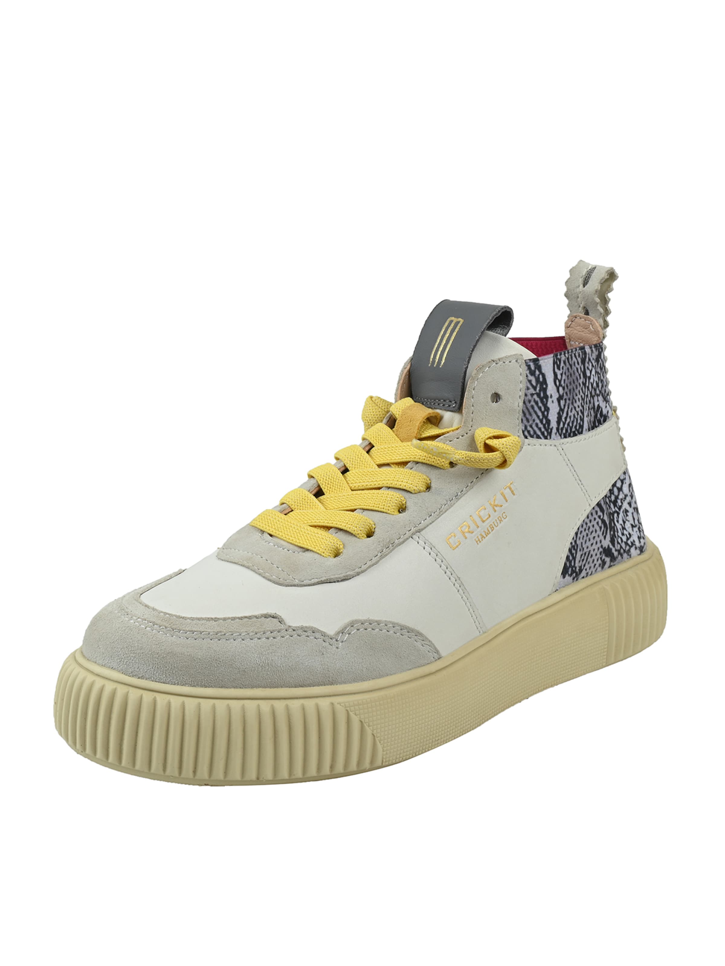 Crickit Sneakers hoog ' REBEKA ' in Wit: voorkant