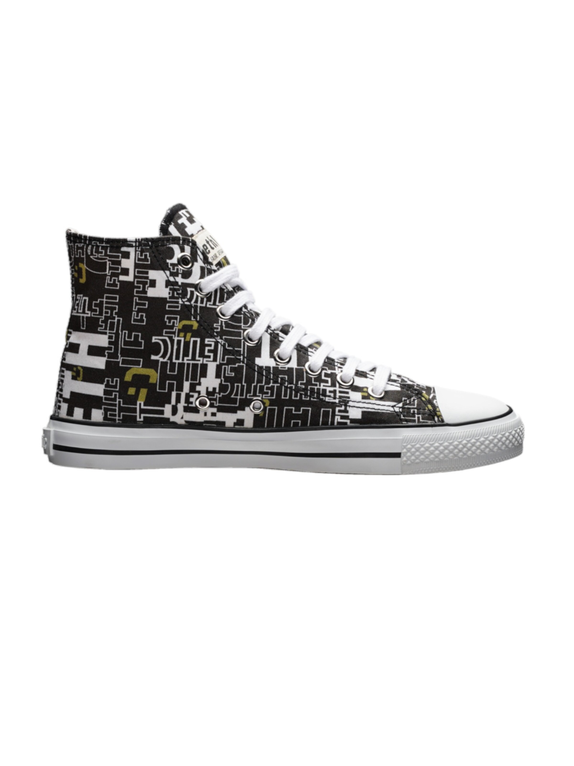 Baskets hautes 'White Cap Hi Cut' Ethletic en noir