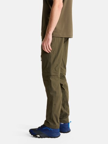Tapered Pantaloni 'M EXPLORATION REG TAPERED CONVERTIBLE PA' di THE NORTH FACE in verde