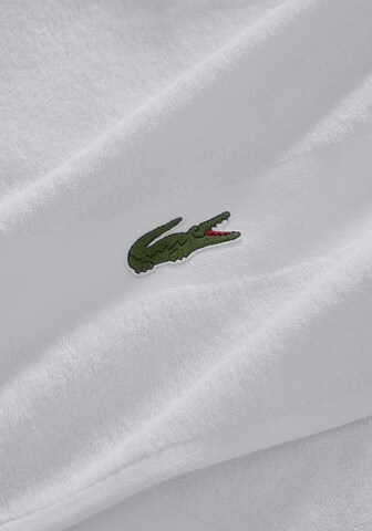 LACOSTE Handtuch L CASUAL in Weiß