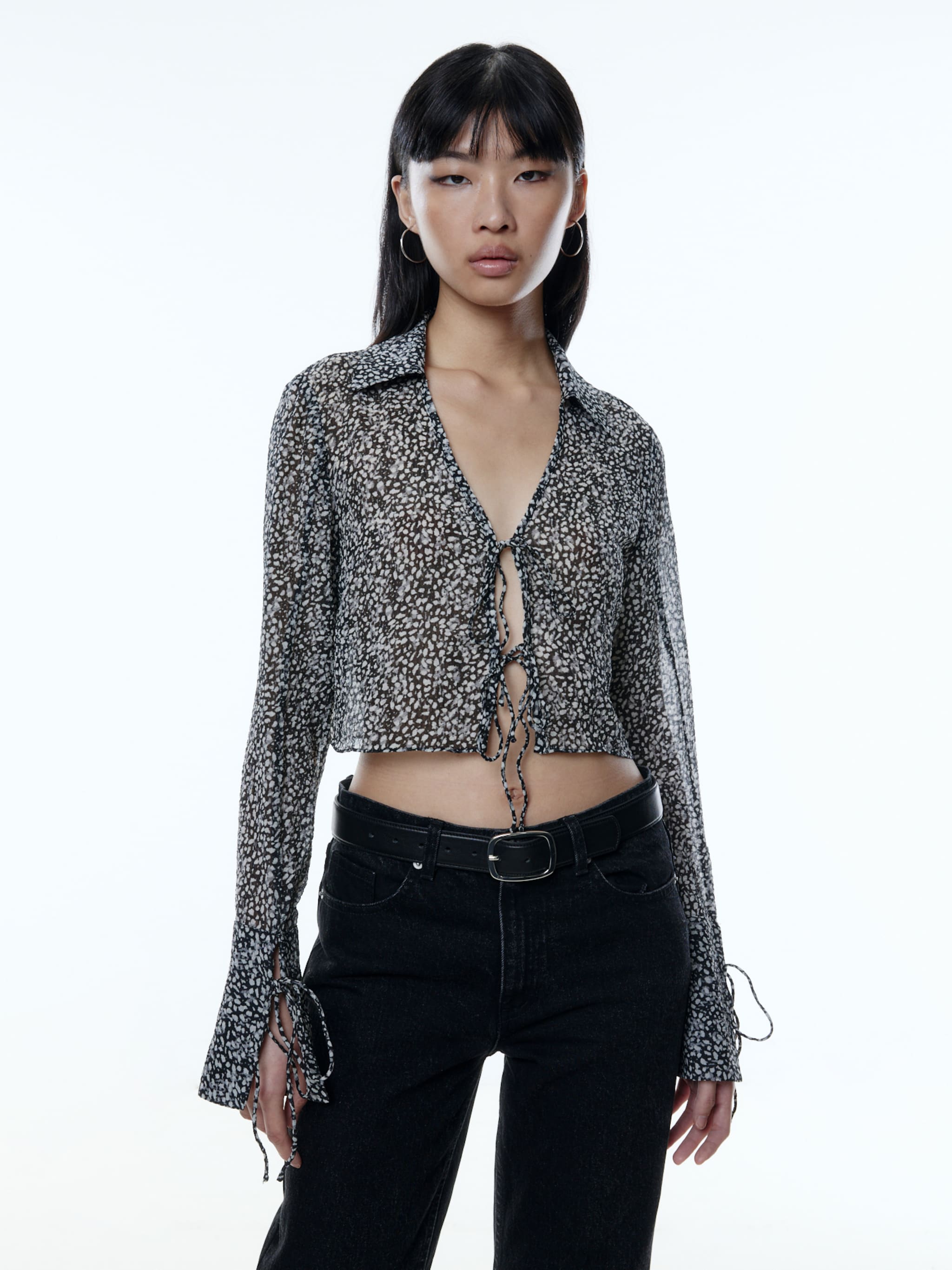 EDITED Producten Blouse 'Kenya' Zwart