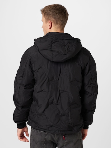 juoda ALPHA INDUSTRIES Demisezoninė striukė