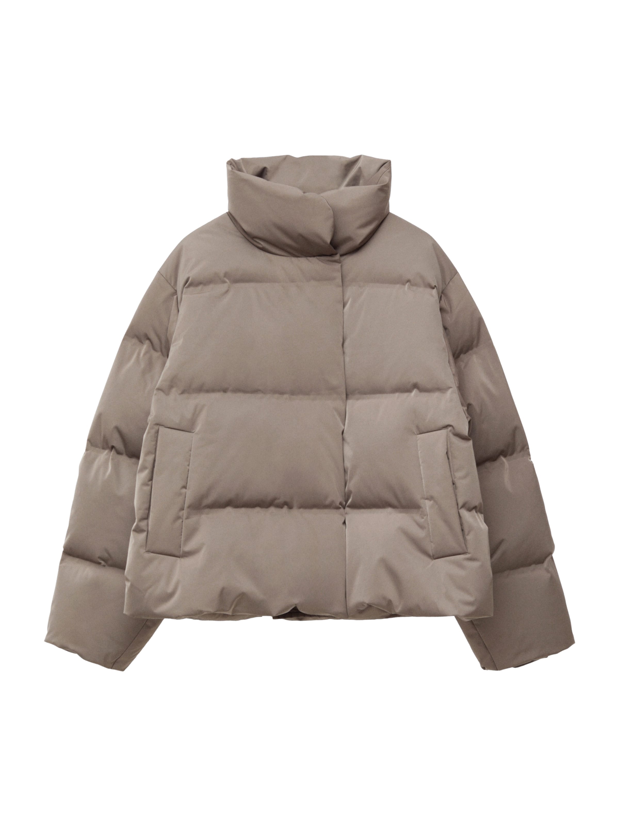 & Other Stories Winter Jacket in Brown: front